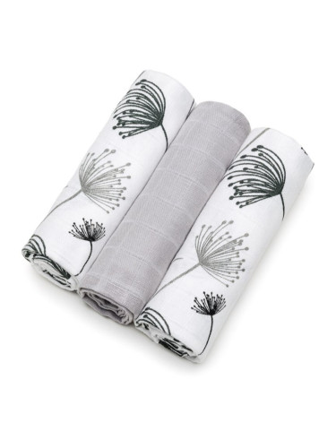 T-TOMI TETRA Cloth Diapers HIGH QUALITY пелени от плат Dandelions 70x70 cm 3 бр.
