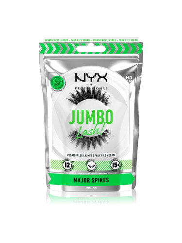 NYX Professional Makeup Jumbo Lash! изкуствени мигли тип 09 Major Spikes 1 чифт