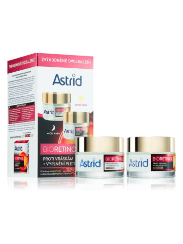 Astrid Bioretinol подаръчен комплект против бръчки за жени 2x50 мл.