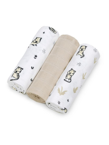 T-TOMI TETRA Cloth Diapers HIGH QUALITY пелени от плат Tigers70x70 cm 3 бр.