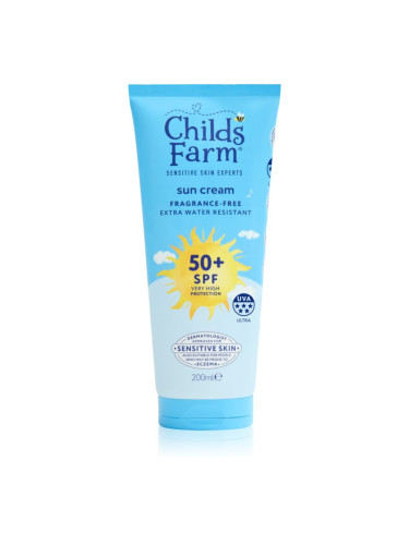 Childs Farm Suncare Sun Cream слънцезащитен крем SPF 50+ без парфюм 200 мл.
