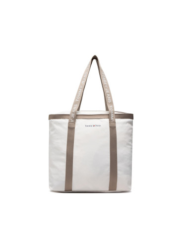 Дамска чанта Tommy Jeans Tjw Essential Tote AW0AW14122 Бял