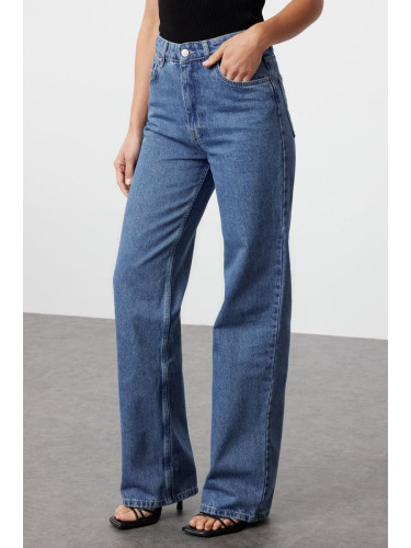 Trendyol Blue*001 High Waist Wide Leg Jeans