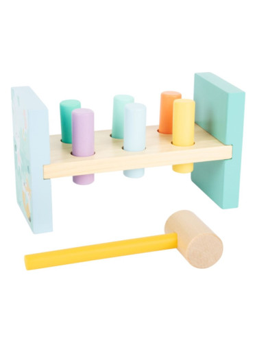 Small foot by Legler Pastel Hammering Bench игра с чукче 18m+ 1 бр.