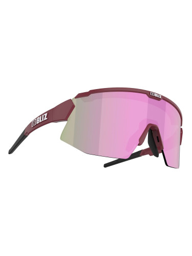 Bliz Breeze Small 52212-44 Matt Burgundy/Brown w Rose Multi plus Spare lens Pink Спортни очила