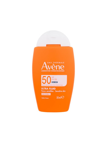 Avene Sun Ultra Fluid Invisible SPF50 Слънцезащитен продукт за лице 50 ml