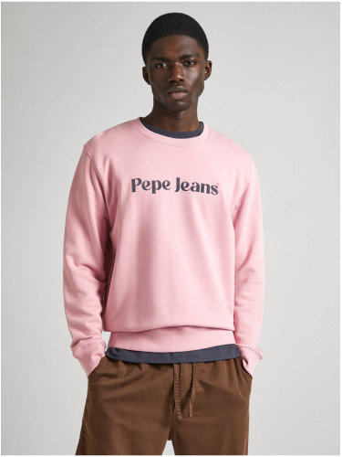 Pink Men's Pepe Jeans Sweatshirt - Men's