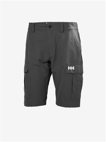 Dark grey men's outdoor shorts HELLY HANSEN HH Quick-Dry Cargo Shorts