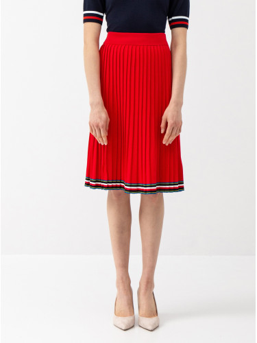 Red pleated skirt Tommy Hilfiger Jessah