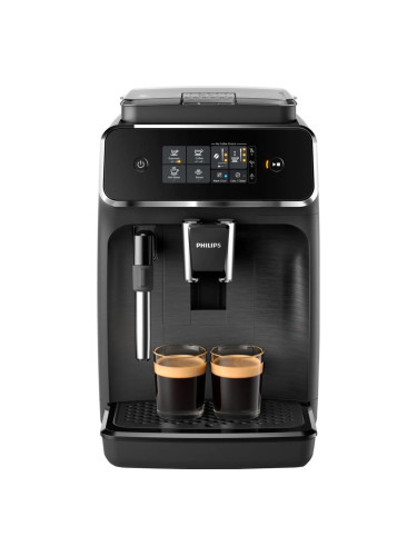 Кафеавтомат Philips EP2220/10, 15 bar, кафемелачка, черна, сензорен дисплей