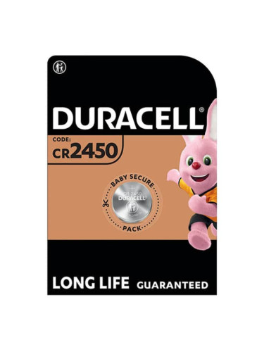 Батерия литиева Duracell DECR2450, CR2450, 3V, 1бр.