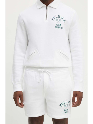 Къс панталон Polo Ralph Lauren в бяло 710939632