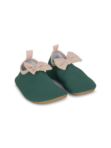 Детски обувки за вода Konges Sløjd в зелено