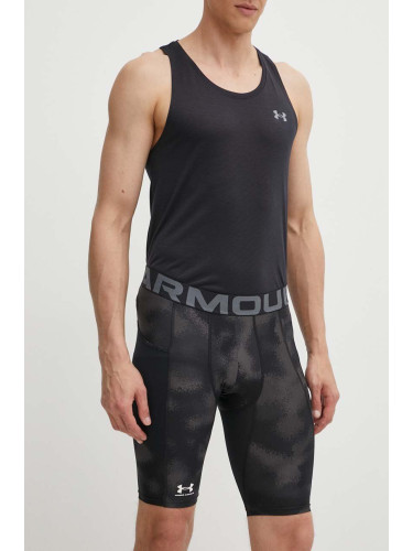 Къс панталон за трениране Under Armour HG Armour Printed в черно