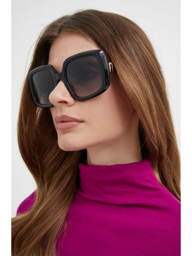 Слънчеви очила Furla в черно SFU709_540700
