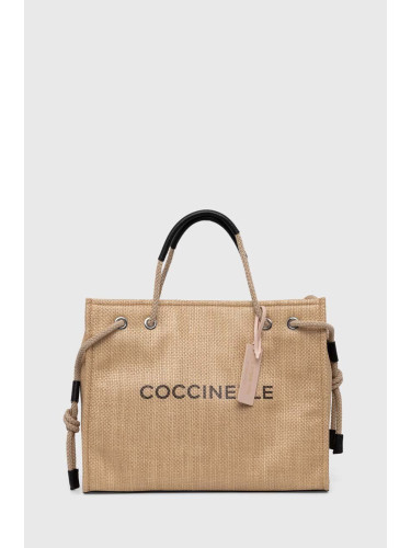 Чанта Coccinelle в бежово