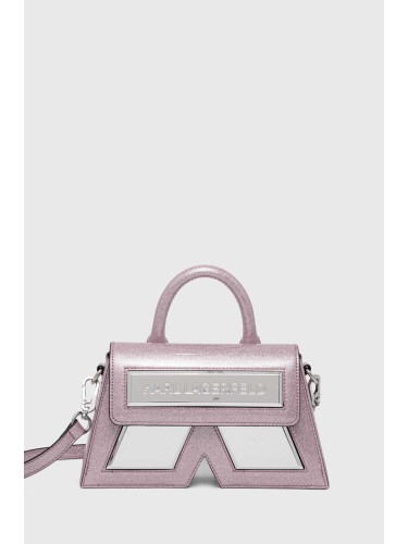 Чанта Karl Lagerfeld в розово