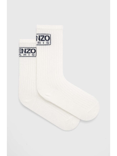 Детски чорапи Kenzo Kids в бяло K60086