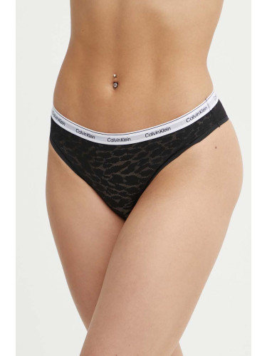 Бикини тип бразилиана Calvin Klein Underwear в черно 000QD5233E
