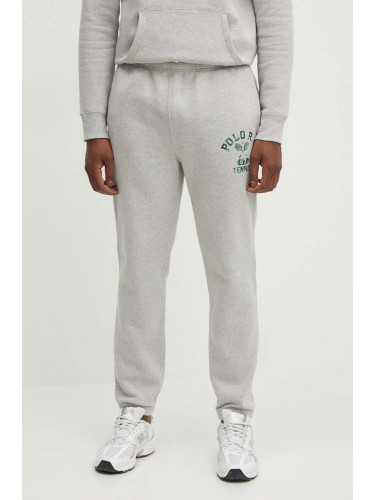 Спортен панталон Polo Ralph Lauren в сиво с апликация 710939638
