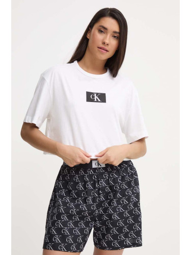 Памучна пижама Calvin Klein Underwear от памук 000QS7180E