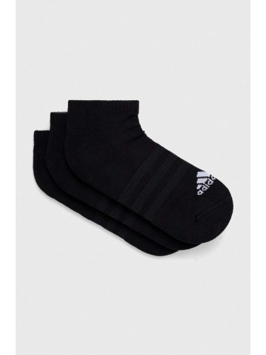 Чорапи adidas (3 броя)  3-pack в черно IC1332