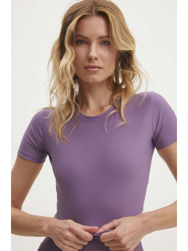 Тениска Answear Lab в лилаво