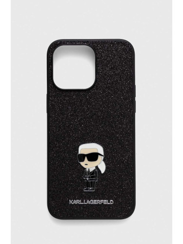 Кейс за телефон Karl Lagerfeld iPhone 15 Pro Max 6.7 в черно