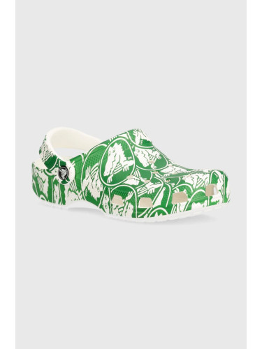 Детски чехли Crocs Classic Duke Print Clog в зелено