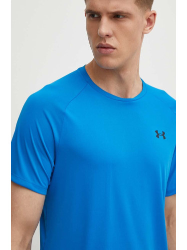 Тениска за трениране Under Armour в синьо с изчистен дизайн 1326413