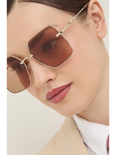 Слънчеви очила Michael Kors SANYA в златисто 0MK1157D