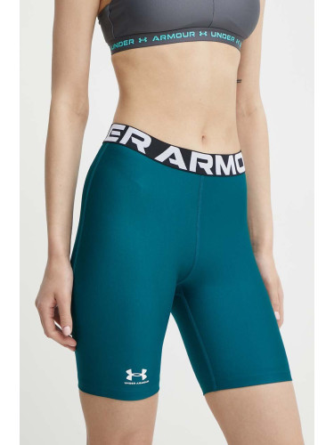 Къс панталон за трениране Under Armour HG Authentics в зелено с принт със стандартна талия