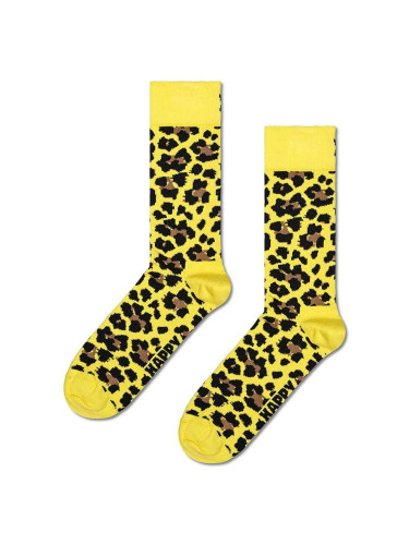 Чорапи Happy Socks Leo в жълто