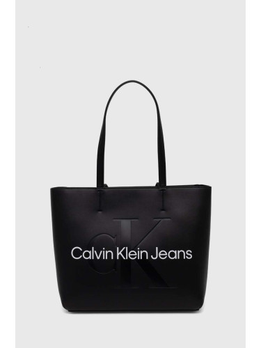 Чанта Calvin Klein Jeans в черно