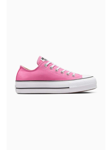 Ниски кецове Converse Chuck Taylor All Star Lift в розово A06508C