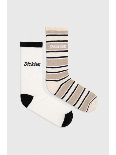 Чорапи Dickies GLADE SPRING SOCKS (2 чифта) в бежово DK0A4YPT