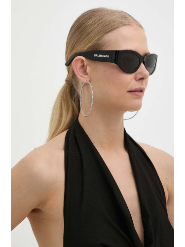 Слънчеви очила Balenciaga в черно BB0330SK