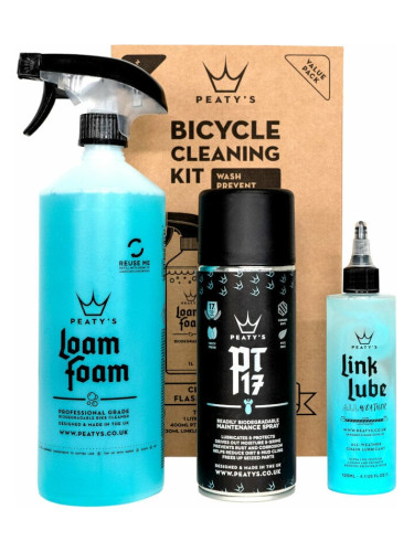 Peaty's Wash Prevent Lubricate Starter Pack 1 L-400 ml-120 ml Почистване и поддръжка на велосипеди