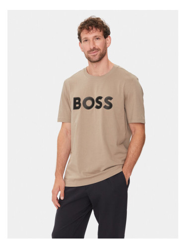 Boss Тишърт Tee 1 50512866 Бежов Regular Fit