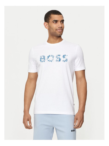 Boss Тишърт Te_Bossocean 50515997 Бял Regular Fit