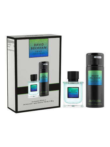 David Beckham True Instinct Мъжки комплект EDP Парфюм 50 ml Дезодорант 150 ml /2023