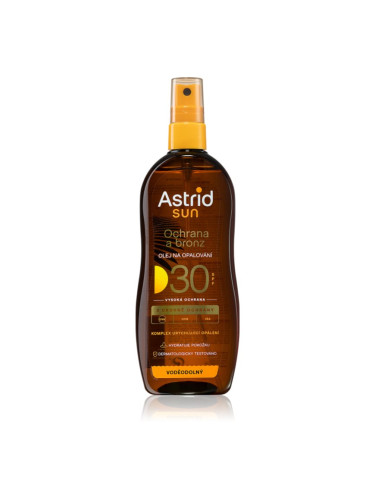 Astrid Sun олио за загар SPF 30 стимулира добиването на тен 200 мл.