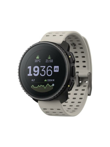 Смарт часовник SUUNTO Vertical Black Sand, 1.4" (3.55cm) LED дисплей, Bluetooth, следене на кръвно, мониторинг на съня, функции за гмуркане, GPS, водоустойчивост до 100 метра, до 30 дни време на работа, 32GB Flash памет, бежов