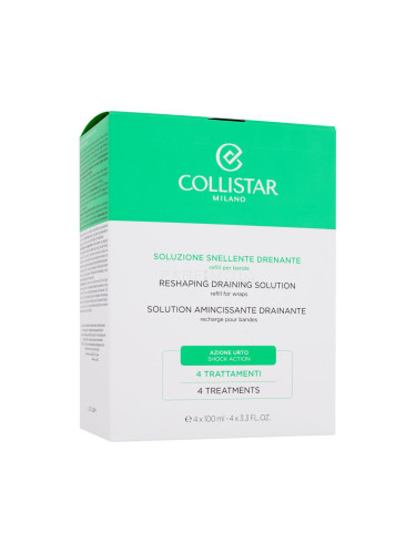 Collistar Reshaping Draining Solution Refill For Wraps Целулит и стрии за жени 4x100 ml