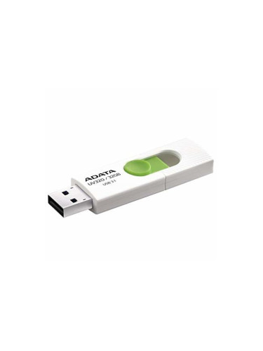 Памет 32GB USB Flash Drive, A-Data UV320, USB 3.2 Gen 1, бяла