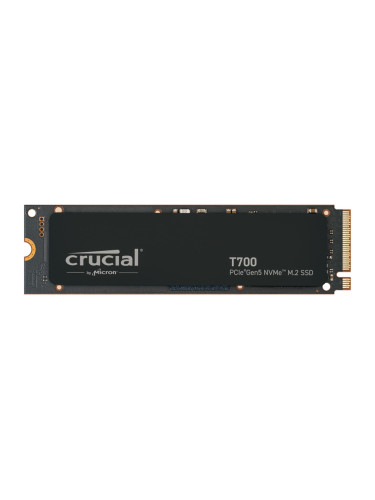 Памет SSD 2TB, Crucial T700, NVMe, M.2 (2280), скорост на четене до 12400MB/s, скорост на запис до 11800MB/s