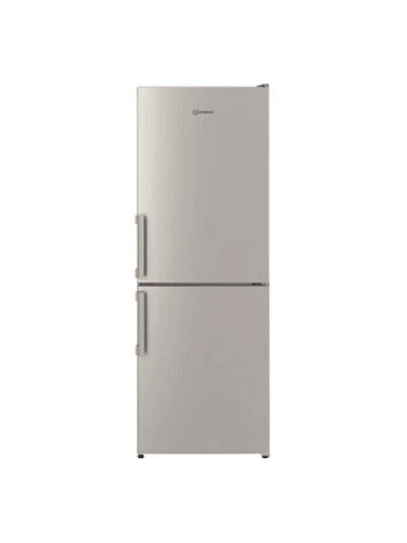 Хладилник с фризер Indesit IB55 532 X, клас E, 229 л. общ обем, свободностоящ, 212 kWh/годишно, LED осветление, инокс