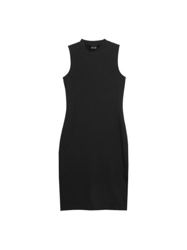 4F DRESS Дамска рокля, черно, размер