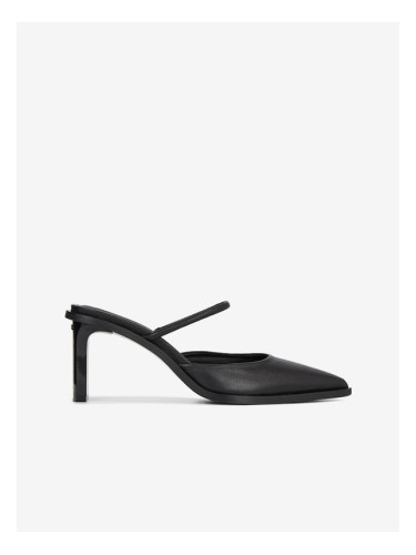 Calvin Klein Padded Curved Stil Mule Pump Обувки с ток Cheren