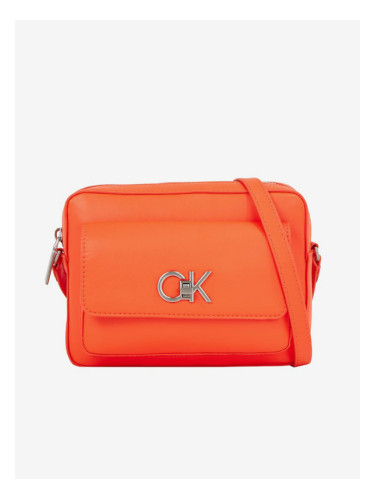 Calvin Klein Re-Lock Camera Bag Дамска чанта Oranzhev